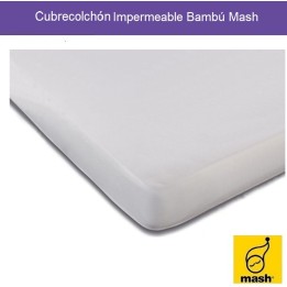 Cubrecolchón Impermeable Transpirable Bambú Mash