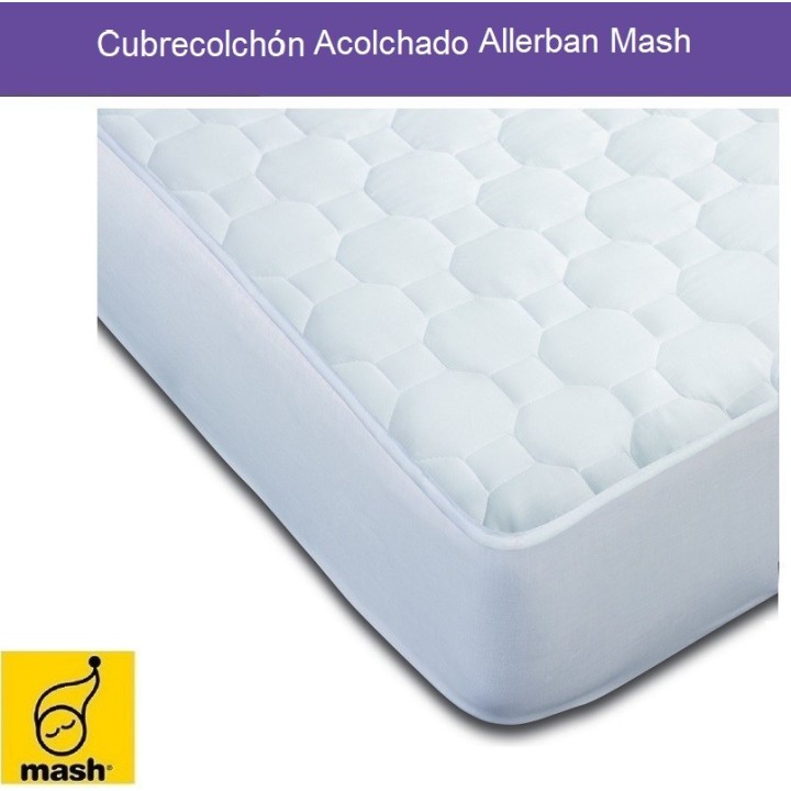 Cubrecolchón Acolchado Allerban Mash