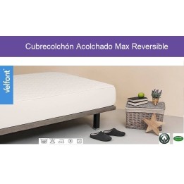 Cubrecolchón Acolchado Max Reversible Velfont