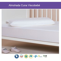 Almohada Cuna Velfont Viscobebé Antiácaros