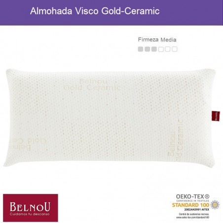 Almohada Visco Gold-Ceramic Belnou
