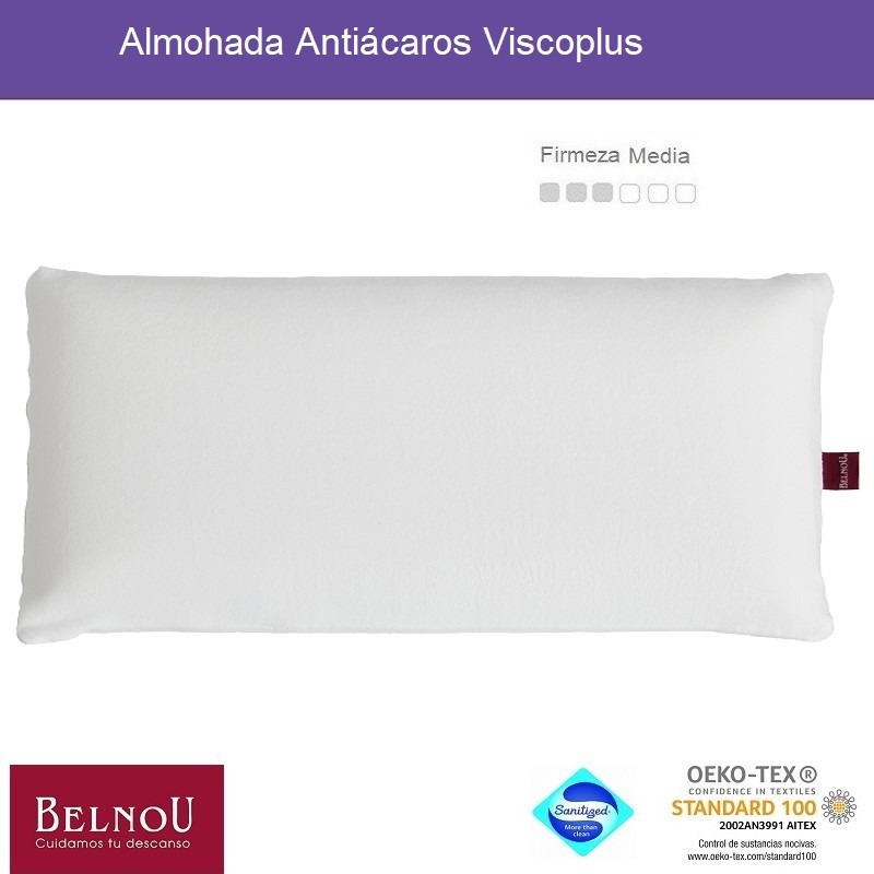 Almohada Antiácaros Viscoplus Belnou Almohada Antiácaros Viscoplus Belnou