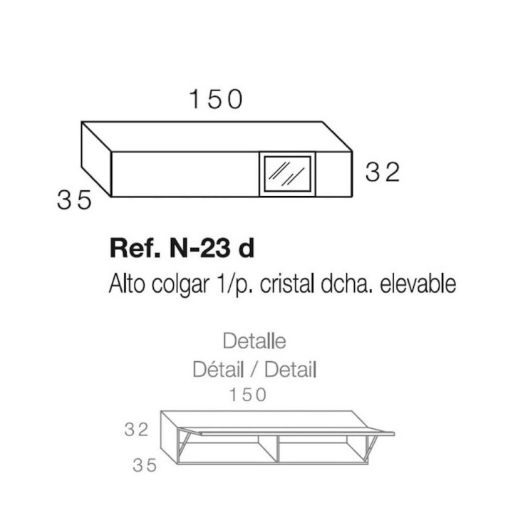 MUEBLE SALON MODERNO RAMIS NEO 662