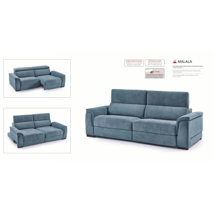 SOFA MALALA MAYOR TAPIZADOS