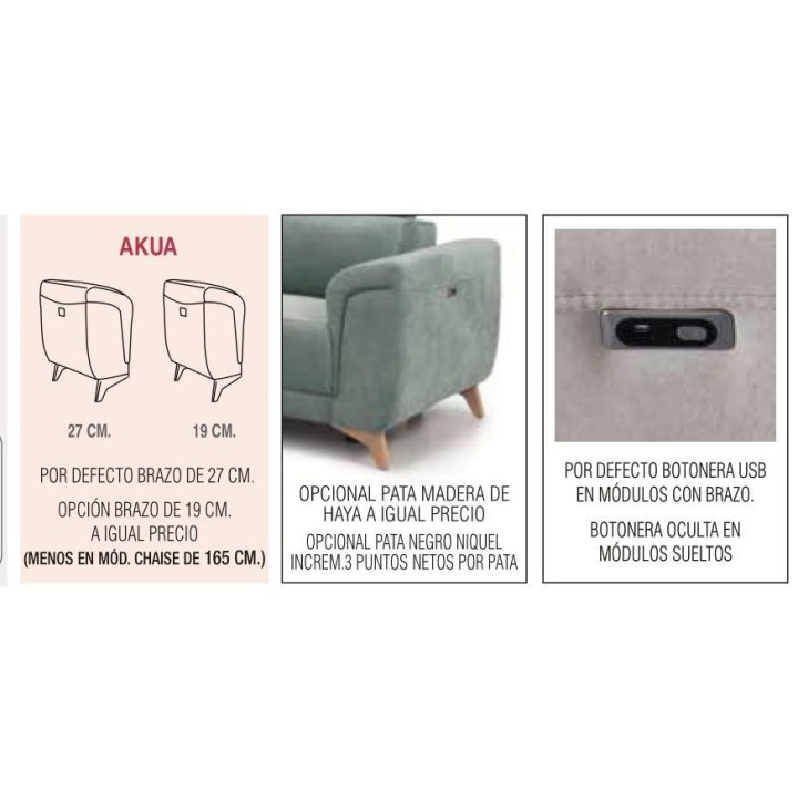 SOFA AKUA CARDIO MAYOR TAPIZADOS
