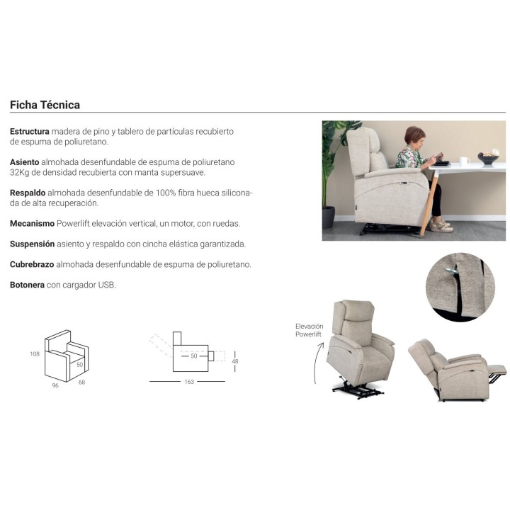 SILLON RELAX GALILEO DE TAYBER