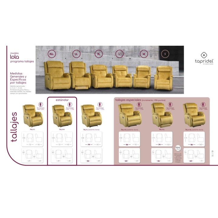SILLON RELAX LOLA DE TRAPIDEL