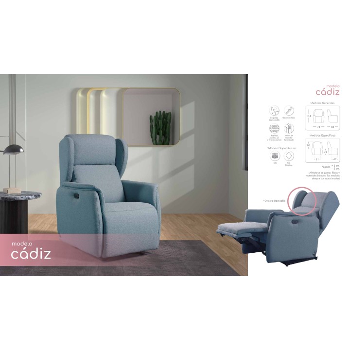 SILLON RELAX CADIZ DE TRAPIDEL