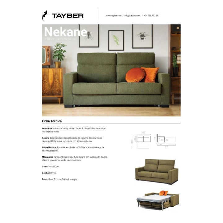 SOFA CAMA NEKANE DE TAYBER