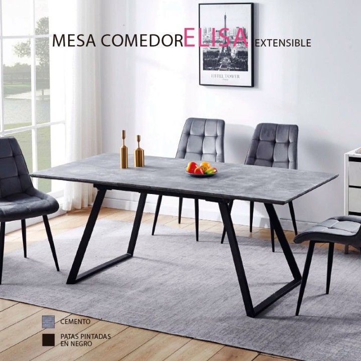 MESA SALON ELISA EXTENSIBLE, DE MOBEL FUTURA
