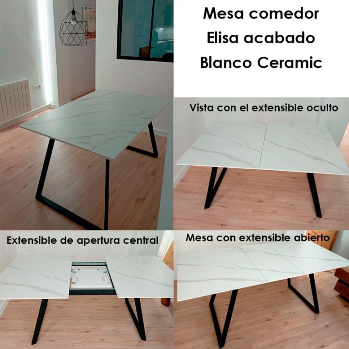 MESA SALON ELISA EXTENSIBLE, DE MOBEL FUTURA