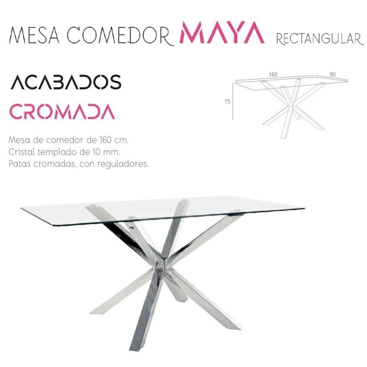 MESA COMEDOR MAYA, MOBEL FUTURA