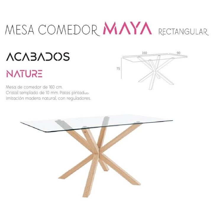 MESA COMEDOR MAYA, MOBEL FUTURA