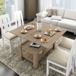 MESA CENTRO CONVERTIBLE COMEDOR H-201 DE HOGLADIH