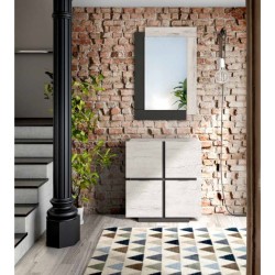 MUEBLE RECIBIDOR VAMASUR Y ESPEJO INSIDE 122