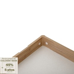 Canapé Abatible Sonpura Smart Tapa Perimetro CLER BEIGE + 3D ANTIDESLIZANTE BEIGE