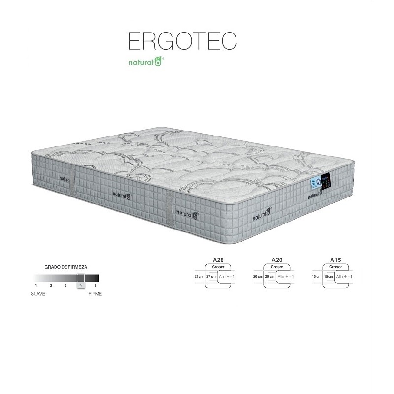 Colchón Ergotec Naturalia