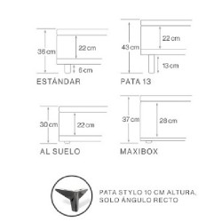 Opciones Canapé Master Bedlit