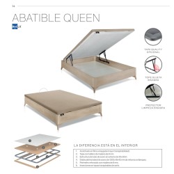 Canapé Abatible Queen Bedlit