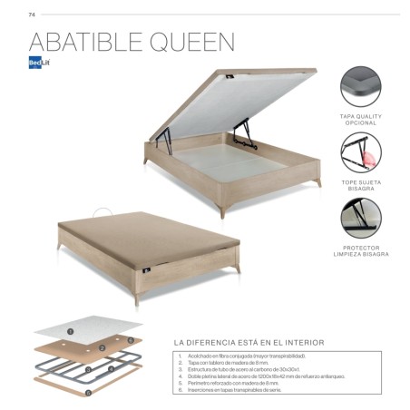 Canapé Abatible Queen Bedlit