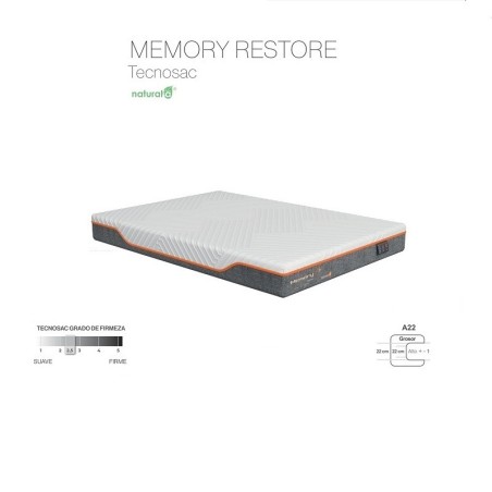 Colchón Memory Restore® Tecnosac Naturalia