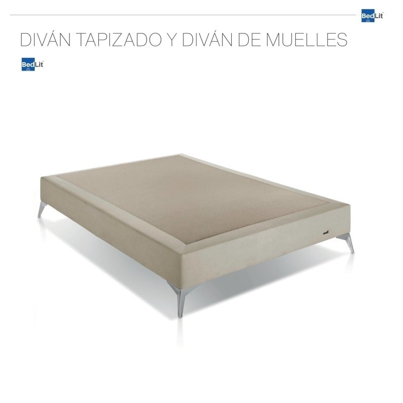 Base Diván Tapizado Recto Bedlit