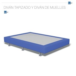 Base Diván de Muelles Tapizado Bedlit