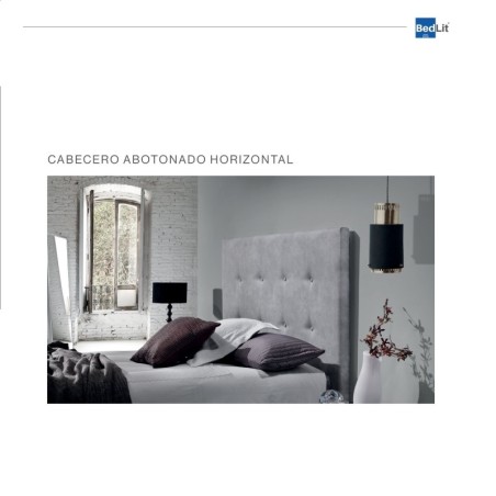 Cabecero Abotonado Horizontal Bedlit